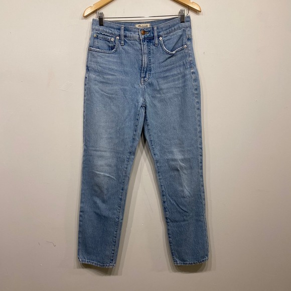 Madewell Denim - Madewell The Perfect Vintage Straight Jean Light Wash Denim‎ 27